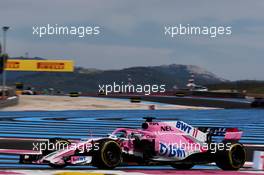 Sergio Perez (MEX) Sahara Force India F1 VJM11. 24.06.2018. Formula 1 World Championship, Rd 8, French Grand Prix, Paul Ricard, France, Race Day.