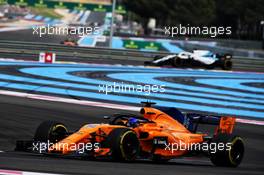 Fernando Alonso (ESP) McLaren MCL33. 24.06.2018. Formula 1 World Championship, Rd 8, French Grand Prix, Paul Ricard, France, Race Day.