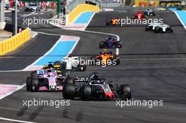 Romain Grosjean (FRA) Haas F1 Team VF-18. 24.06.2018. Formula 1 World Championship, Rd 8, French Grand Prix, Paul Ricard, France, Race Day.