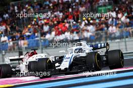 Lance Stroll (CDN) Williams FW41 - heavily worn front tyre. 24.06.2018. Formula 1 World Championship, Rd 8, French Grand Prix, Paul Ricard, France, Race Day.