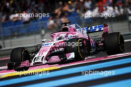 Sergio Perez (MEX) Sahara Force India F1 VJM11. 24.06.2018. Formula 1 World Championship, Rd 8, French Grand Prix, Paul Ricard, France, Race Day.