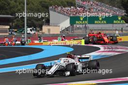 Charles Leclerc (MON) Sauber C37. 24.06.2018. Formula 1 World Championship, Rd 8, French Grand Prix, Paul Ricard, France, Race Day.