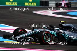 Valtteri Bottas (FIN) Mercedes AMG F1 W09 at the start of the race. 24.06.2018. Formula 1 World Championship, Rd 8, French Grand Prix, Paul Ricard, France, Race Day.