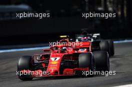 Kimi Raikkonen (FIN) Ferrari SF71H. 24.06.2018. Formula 1 World Championship, Rd 8, French Grand Prix, Paul Ricard, France, Race Day.