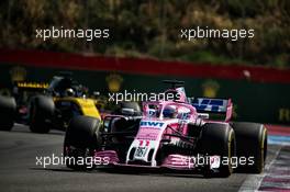 Sergio Perez (MEX) Sahara Force India F1 VJM11. 24.06.2018. Formula 1 World Championship, Rd 8, French Grand Prix, Paul Ricard, France, Race Day.