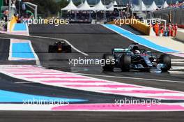 Lewis Hamilton (GBR) Mercedes AMG F1 W09. 24.06.2018. Formula 1 World Championship, Rd 8, French Grand Prix, Paul Ricard, France, Race Day.