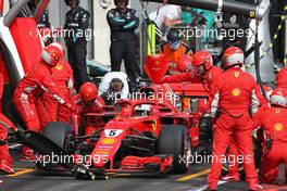 Sebastian Vettel (GER) Scuderia Ferrari  24.06.2018. Formula 1 World Championship, Rd 8, French Grand Prix, Paul Ricard, France, Race Day.