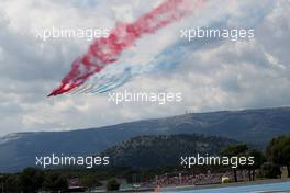 Air display. 24.06.2018. Formula 1 World Championship, Rd 8, French Grand Prix, Paul Ricard, France, Race Day.