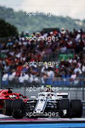 Charles Leclerc (MON) Sauber F1 Team C37. 24.06.2018. Formula 1 World Championship, Rd 8, French Grand Prix, Paul Ricard, France, Race Day.