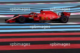 Sebastian Vettel (GER) Ferrari SF71H. 23.06.2018. Formula 1 World Championship, Rd 8, French Grand Prix, Paul Ricard, France, Qualifying Day.