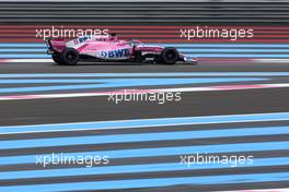 Sergio Perez (MEX) Sahara Force India F1   23.06.2018. Formula 1 World Championship, Rd 8, French Grand Prix, Paul Ricard, France, Qualifying Day.