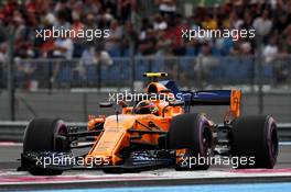 Stoffel Vandoorne (BEL) McLaren MCL33. 23.06.2018. Formula 1 World Championship, Rd 8, French Grand Prix, Paul Ricard, France, Qualifying Day.