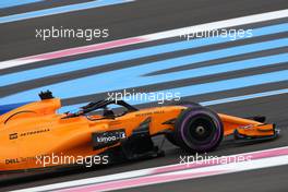 Fernando Alonso (ESP) McLaren F1  23.06.2018. Formula 1 World Championship, Rd 8, French Grand Prix, Paul Ricard, France, Qualifying Day.