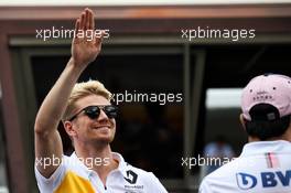 Nico Hulkenberg (GER) Renault Sport F1 Team on the drivers parade. 24.06.2018. Formula 1 World Championship, Rd 8, French Grand Prix, Paul Ricard, France, Race Day.