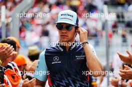Lance Stroll (CDN) Williams on the drivers parade. 24.06.2018. Formula 1 World Championship, Rd 8, French Grand Prix, Paul Ricard, France, Race Day.