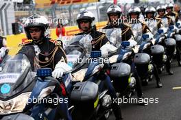Gendarmarie on the drivers parade. 24.06.2018. Formula 1 World Championship, Rd 8, French Grand Prix, Paul Ricard, France, Race Day.