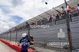 Pierre Gasly (FRA) Scuderia Toro Rosso on the drivers parade. 24.06.2018. Formula 1 World Championship, Rd 8, French Grand Prix, Paul Ricard, France, Race Day.