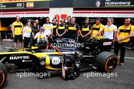 Aseel Al Hama (KSA) Board Member of Saudi Arabian Motor Federation with the Renault Sport F1 Team after her run in the Renault E20. 24.06.2018. Formula 1 World Championship, Rd 8, French Grand Prix, Paul Ricard, France, Race Day.