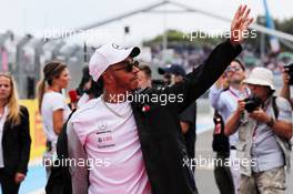 Lewis Hamilton (GBR) Mercedes AMG F1 on the drivers parade. 24.06.2018. Formula 1 World Championship, Rd 8, French Grand Prix, Paul Ricard, France, Race Day.