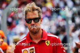 Sebastian Vettel (GER) Ferrari on the drivers parade. 24.06.2018. Formula 1 World Championship, Rd 8, French Grand Prix, Paul Ricard, France, Race Day.