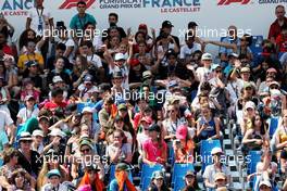 Fans in the grandstand. 21.06.2018. Formula 1 World Championship, Rd 8, French Grand Prix, Paul Ricard, France, Preparation Day.