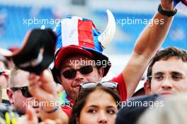 Esteban Ocon (FRA) Sahara Force India F1 Team fans. 21.06.2018. Formula 1 World Championship, Rd 8, French Grand Prix, Paul Ricard, France, Preparation Day.
