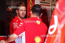 Sebastian Vettel (GER) Ferrari. 21.06.2018. Formula 1 World Championship, Rd 8, French Grand Prix, Paul Ricard, France, Preparation Day.