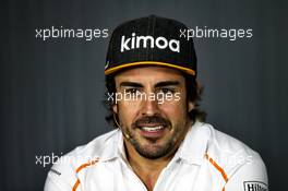 Fernando Alonso (ESP) McLaren in the FIA Press Conference. 21.06.2018. Formula 1 World Championship, Rd 8, French Grand Prix, Paul Ricard, France, Preparation Day.