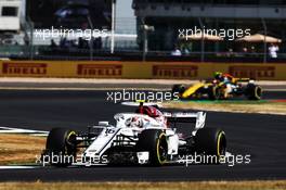 Charles Leclerc (MON) Sauber F1 Team C37. 06.07.2018. Formula 1 World Championship, Rd 10, British Grand Prix, Silverstone, England, Practice Day.