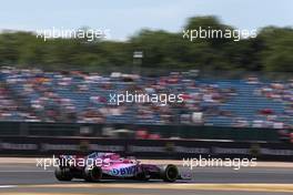 Sergio Perez (MEX) Sahara Force India F1   06.07.2018. Formula 1 World Championship, Rd 10, British Grand Prix, Silverstone, England, Practice Day.