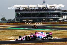 Sergio Perez (MEX) Sahara Force India F1 VJM11. 06.07.2018. Formula 1 World Championship, Rd 10, British Grand Prix, Silverstone, England, Practice Day.