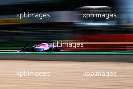 Sergio Perez (MEX) Sahara Force India F1 VJM11. 06.07.2018. Formula 1 World Championship, Rd 10, British Grand Prix, Silverstone, England, Practice Day.