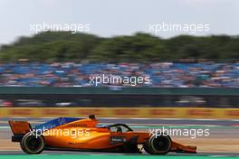 Fernando Alonso (ESP) McLaren F1  06.07.2018. Formula 1 World Championship, Rd 10, British Grand Prix, Silverstone, England, Practice Day.