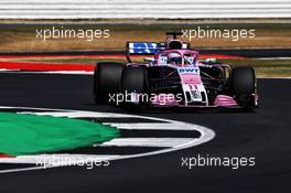 Sergio Perez (MEX) Sahara Force India F1 VJM11. 06.07.2018. Formula 1 World Championship, Rd 10, British Grand Prix, Silverstone, England, Practice Day.