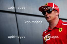 Kimi Raikkonen (FIN) Ferrari. 06.07.2018. Formula 1 World Championship, Rd 10, British Grand Prix, Silverstone, England, Practice Day.