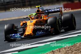 Stoffel Vandoorne (BEL) McLaren MCL33. 06.07.2018. Formula 1 World Championship, Rd 10, British Grand Prix, Silverstone, England, Practice Day.