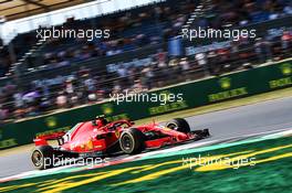Kimi Raikkonen (FIN) Ferrari SF71H. 06.07.2018. Formula 1 World Championship, Rd 10, British Grand Prix, Silverstone, England, Practice Day.