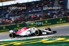 Charles Leclerc (MON) Sauber F1 Team C37. 06.07.2018. Formula 1 World Championship, Rd 10, British Grand Prix, Silverstone, England, Practice Day.