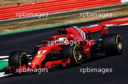Sebastian Vettel (GER) Ferrari SF71H. 06.07.2018. Formula 1 World Championship, Rd 10, British Grand Prix, Silverstone, England, Practice Day.