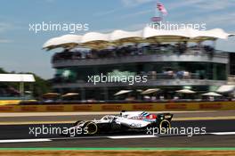 Lance Stroll (CDN) Williams FW41. 06.07.2018. Formula 1 World Championship, Rd 10, British Grand Prix, Silverstone, England, Practice Day.