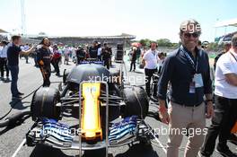 Comedian John Bishop. 08.07.2018. Formula 1 World Championship, Rd 10, British Grand Prix, Silverstone, England, Race Day.