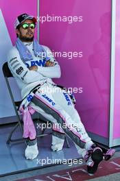 Sergio Perez (MEX) Sahara Force India F1. 08.07.2018. Formula 1 World Championship, Rd 10, British Grand Prix, Silverstone, England, Race Day.