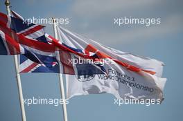 Flags. 08.07.2018. Formula 1 World Championship, Rd 10, British Grand Prix, Silverstone, England, Race Day.
