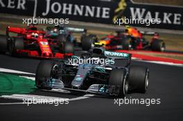 Valtteri Bottas (FIN) Mercedes AMG F1. 08.07.2018. Formula 1 World Championship, Rd 10, British Grand Prix, Silverstone, England, Race Day.