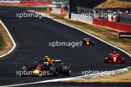 Max Verstappen (NLD) Red Bull Racing RB14. 08.07.2018. Formula 1 World Championship, Rd 10, British Grand Prix, Silverstone, England, Race Day.