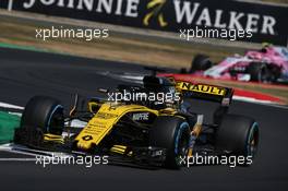 Nico Hulkenberg (GER) Renault Sport F1 Team RS18. 08.07.2018. Formula 1 World Championship, Rd 10, British Grand Prix, Silverstone, England, Race Day.