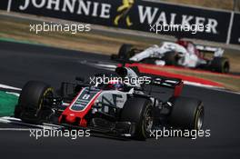 Romain Grosjean (FRA) Haas F1 Team VF-18. 08.07.2018. Formula 1 World Championship, Rd 10, British Grand Prix, Silverstone, England, Race Day.