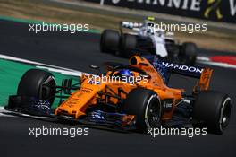 Fernando Alonso (ESP) McLaren MCL33. 08.07.2018. Formula 1 World Championship, Rd 10, British Grand Prix, Silverstone, England, Race Day.