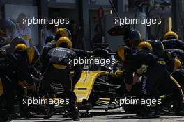 Nico Hulkenberg (GER) Renault Sport F1 Team  08.07.2018. Formula 1 World Championship, Rd 10, British Grand Prix, Silverstone, England, Race Day.