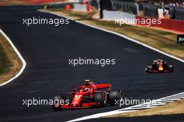 Kimi Raikkonen (FIN) Ferrari SF71H. 08.07.2018. Formula 1 World Championship, Rd 10, British Grand Prix, Silverstone, England, Race Day.